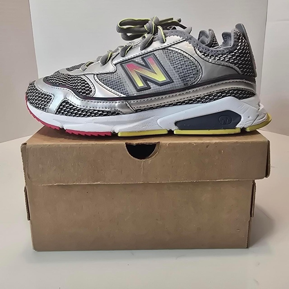 New Balance X Racer Trainers Gray Pink Women's Sneakers - 6 US - Picture 4 of 6